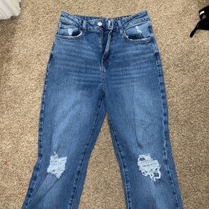 forever 21 baggy high rise jeans